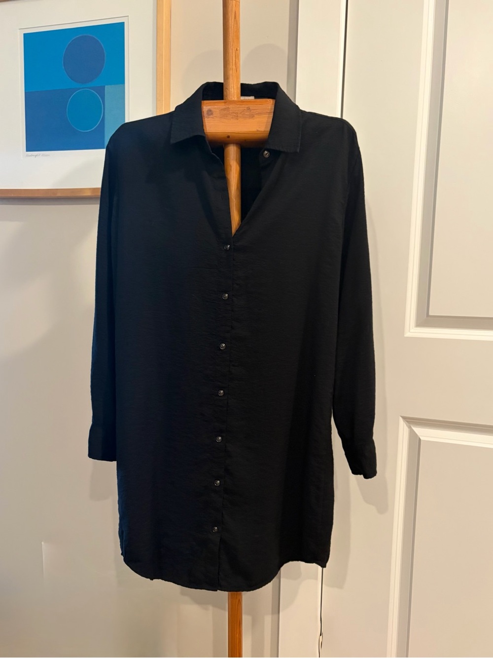 Ramy Brook Berkley Black Shirtdress Medium *No Belt*
